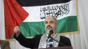 Hamas political leader Khaled Mashaal at a rally in Cape Town, South Africa, October 21, 2015. (Photo: AFP)