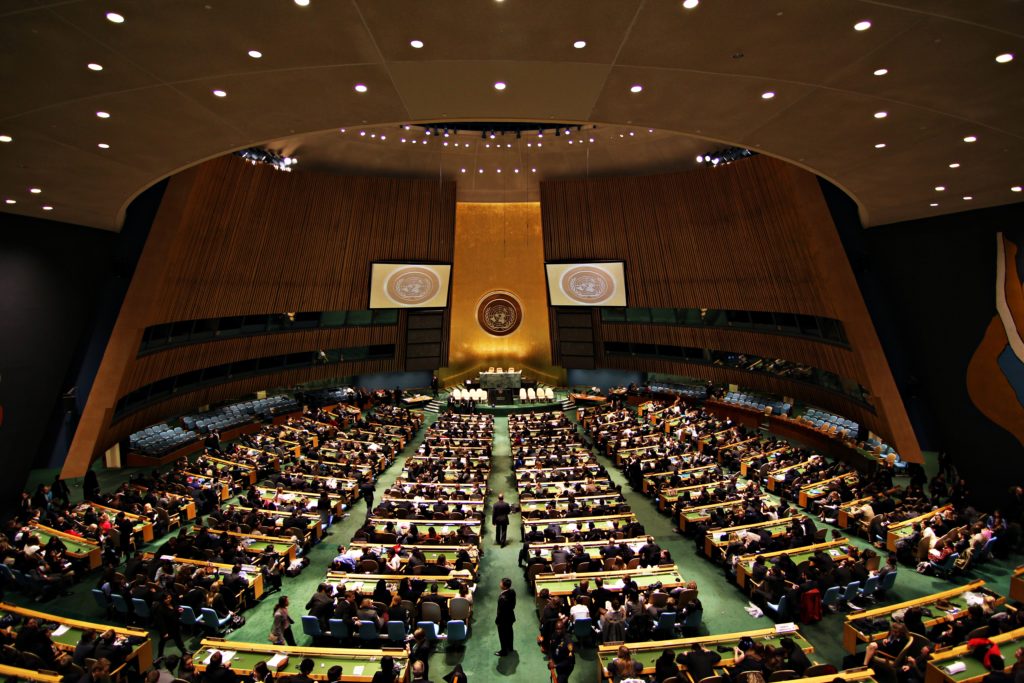 United Nations General Assembly Hall in New York City. (Photo: Basil D. Soufi)