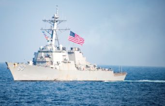 USS Stethem sailing less than 12 nautical miles from Triton Island, which is claimed by China as well as Taiwan and Vietnam. (Photo: U.S. Navy)