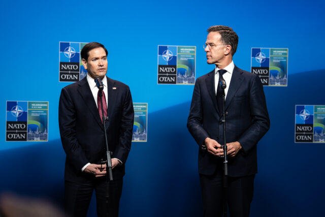 NATO Secretary General meets with the US Secretary of State - Meeting of NATO Ministers of Foreign Affairs