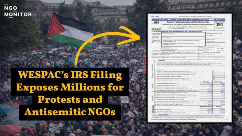 Image for the Tweet beginning: New evidence: the “spontaneous” anti-Israel